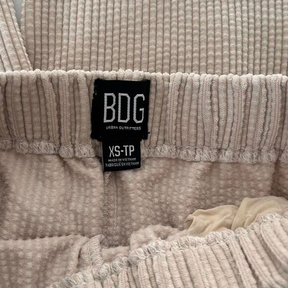 Urban Outfitters BDG Blaine Corduroy Puddle Pants – Natural Cream XS - Picture 5 of 7